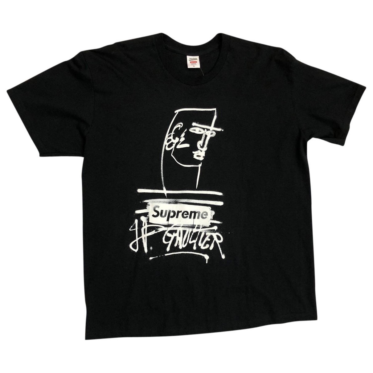 Black cotton t-shirt Supreme x Jean 